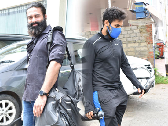 Navdeep And Vaishnav Tej Snapped After the Gym Session